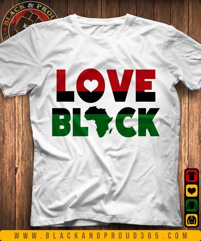Love Black Africa Pride Unisex T-Shirt, Pan African Tee for Equality & Unity, Black History Month Topwear for Men and...