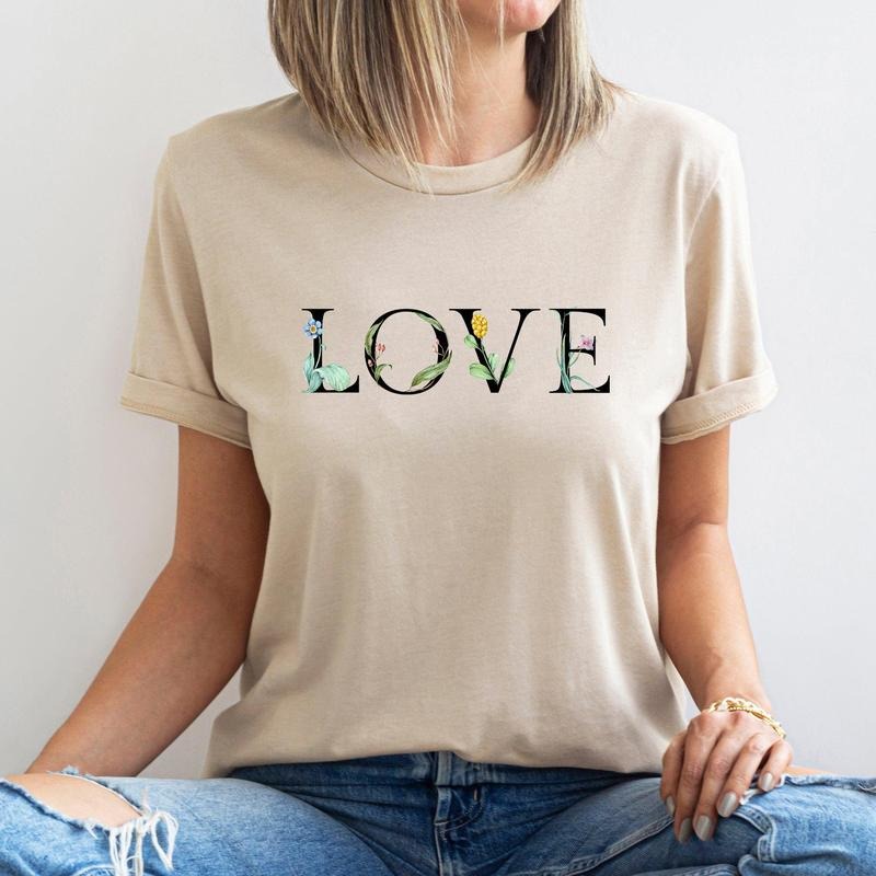 Love Flowers, Super Soft Tshirt, Valentine's Day Hoodie, Sweatshirt | PrintMintTees.com