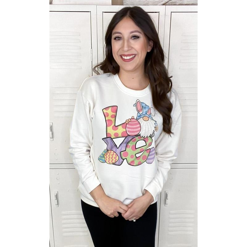 Love Gnome Easter Sweatshirt Shirt Hoodie | PrintMintTees.com