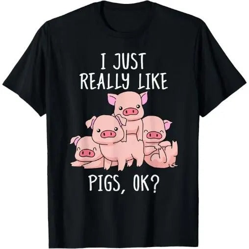 Love Pig Shirt Pig Gifts Pigs Tshirt Men Cute Swine T-Shirt Made in USA Hoodie Sweatshirt | PrintMintTees.com