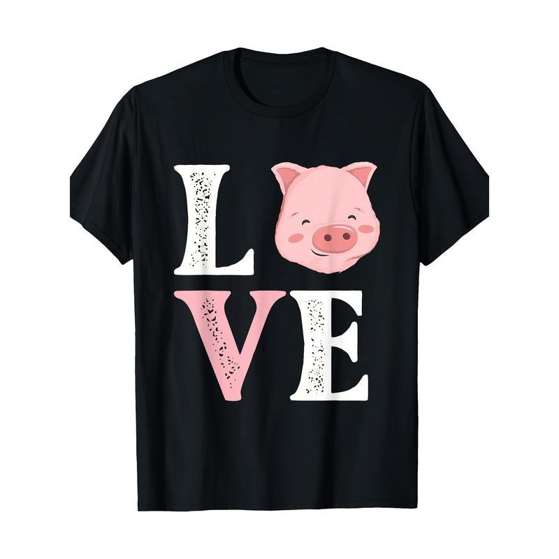 Love Pigs - Pig Lover Pig Farming Piglet Farmer Farm Animal T-Shirt-100%cotton-220g made in usa Hoodie Sweatshirt