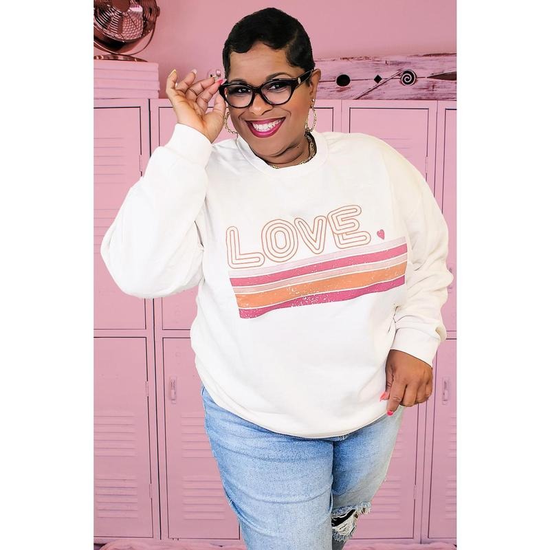 Love Stripes Sweatshirt Shirt Hoodie | PrintMintTees.com