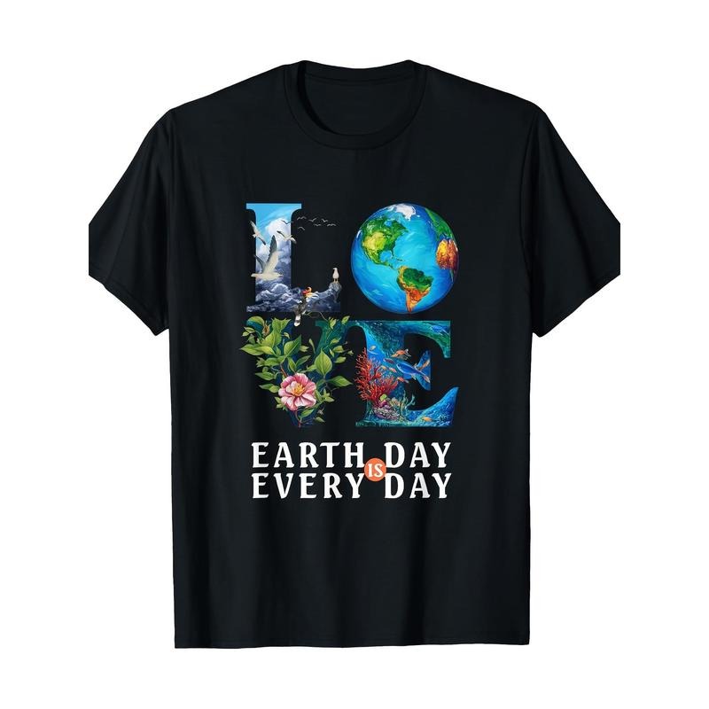 Love your mother, teacher, Nature, Save every Day Earth Day T-shirt -100% cotton Made in USA Hoodie Sweatshirt