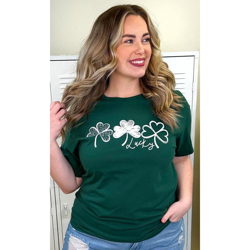 Lucky Clovers Graphic Adult T-Shirt Hoodie Sweatshirt | PrintMintTees.com