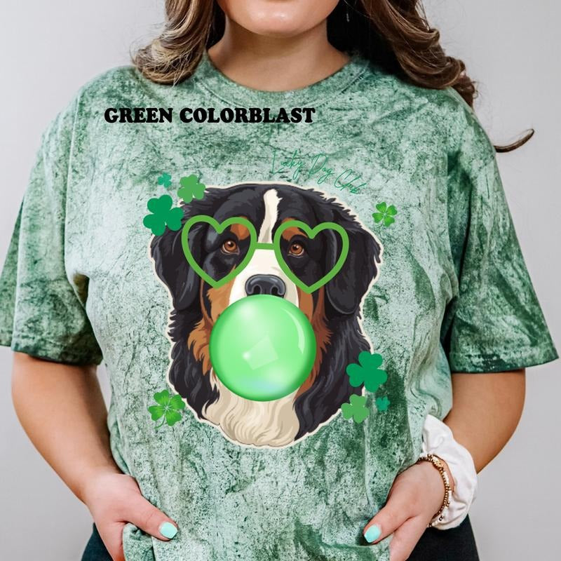 Lucky Dog Bernese Shirt ~ Unisex Apparel Relaxed Fit Printed In The USA Clothing Womenswear Casual Comfort Cotton Hoodie...