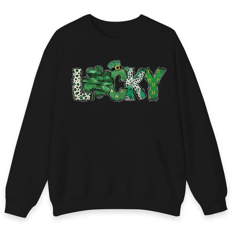 Lucky St Patty's Day shirt, Lucky St Patrick's Day shirt Hoodie Sweatshirt | PrintMintTees.com