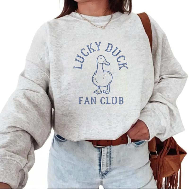 Lucy Duck Fan Club Shirt Silly Lucky Duck Club Shirt Birthday T-Shirt Hoodie Unisex Sweatshirt | PrintMintTees.com