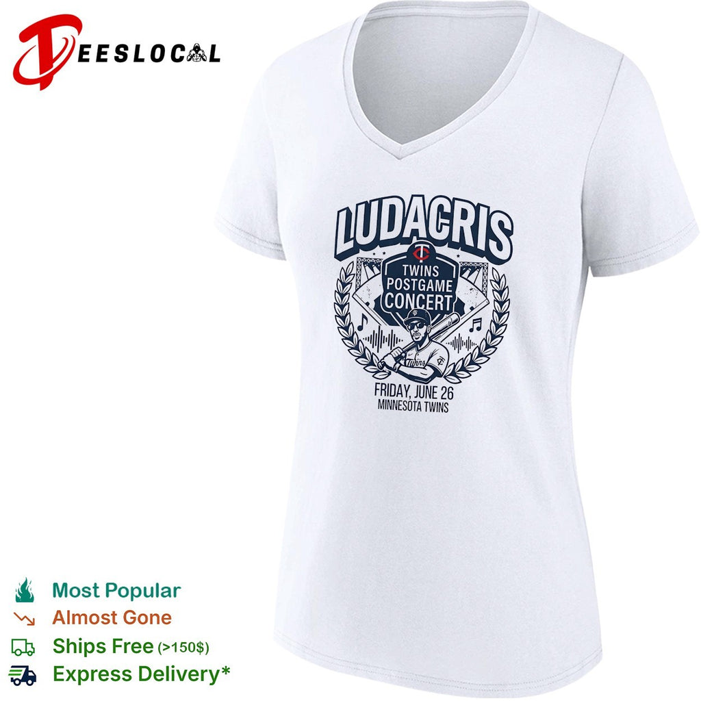 Ludacris Minnesota Twins postgame concert June 26 baseball shirt