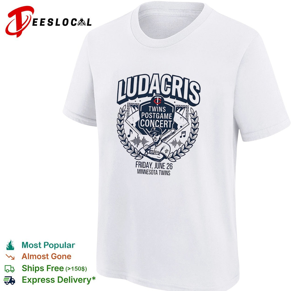 Ludacris Minnesota Twins postgame concert June 26 baseball shirt