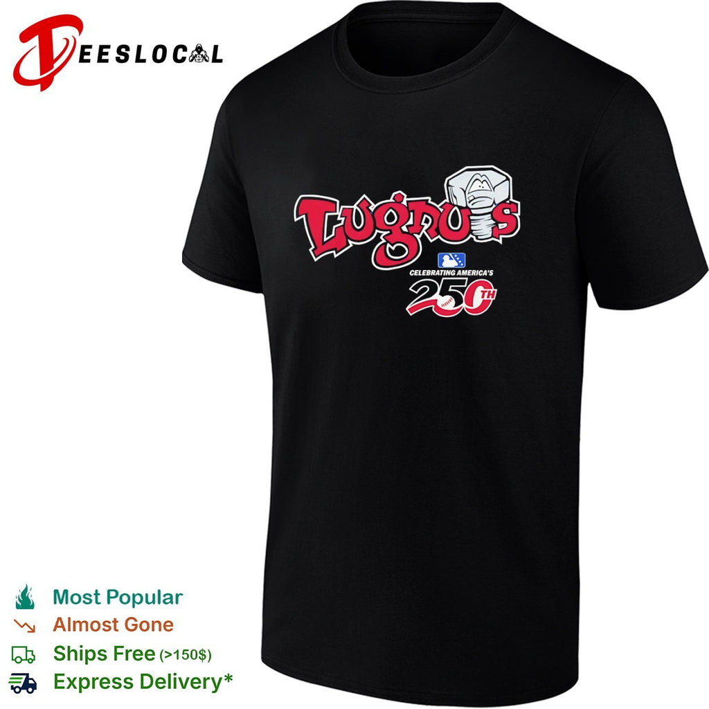Lugnuts Celebrating Americas 250th MLB Baseball shirt