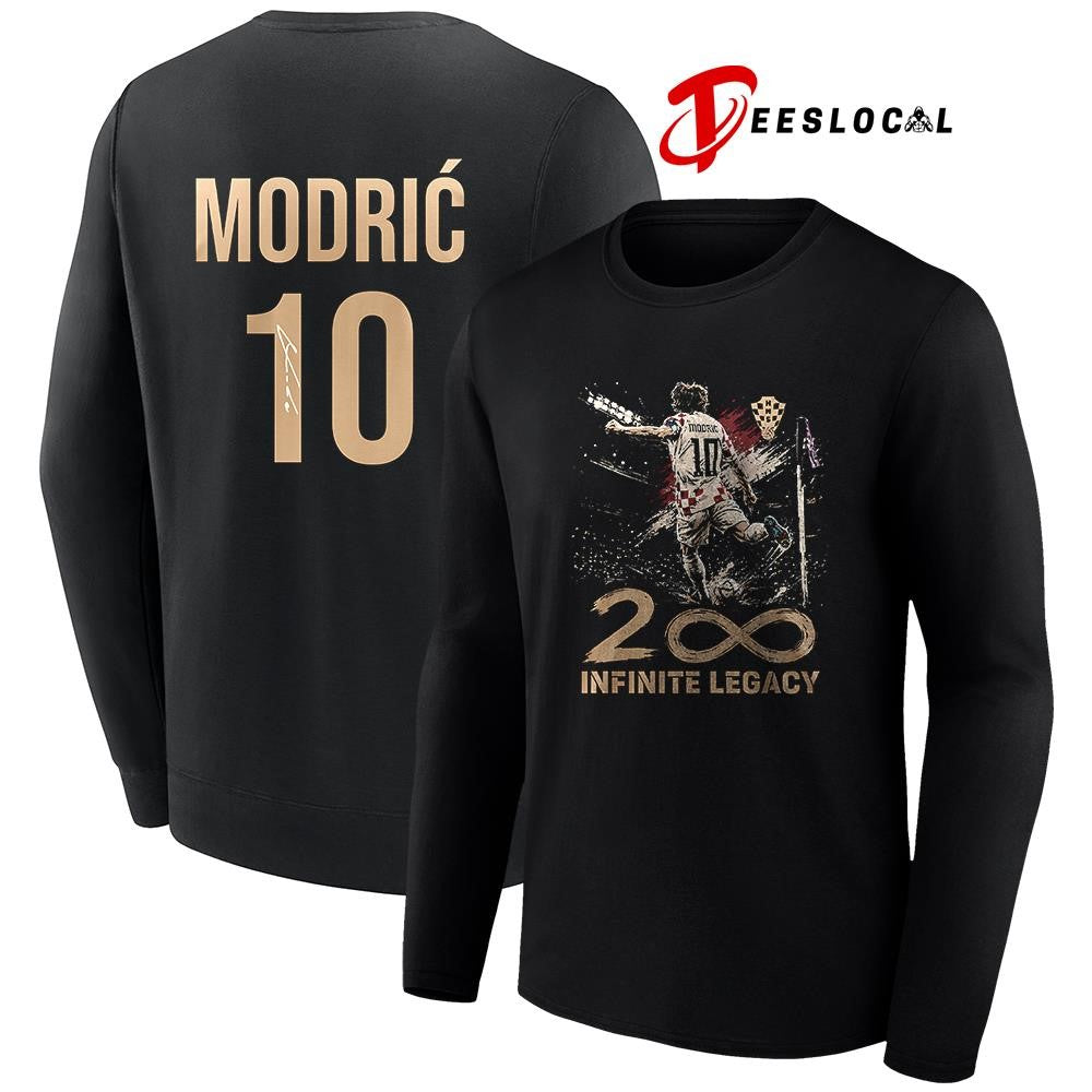 Luka Modric 200 infinite legacy appearances for Croatia signature shirt