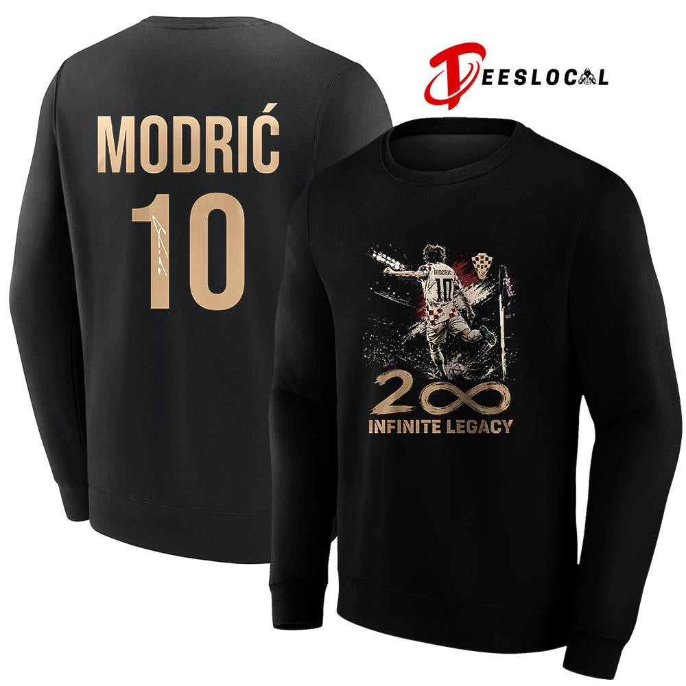 Luka Modric 200 infinite legacy appearances for Croatia signature shirt