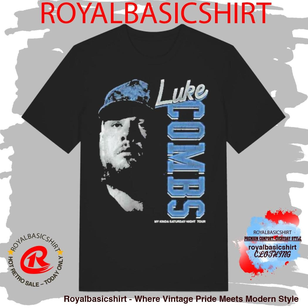 Luke Combs My Kinda Saturday Night Tour 2026 Merch Vintage Photo Tour T-Shirt