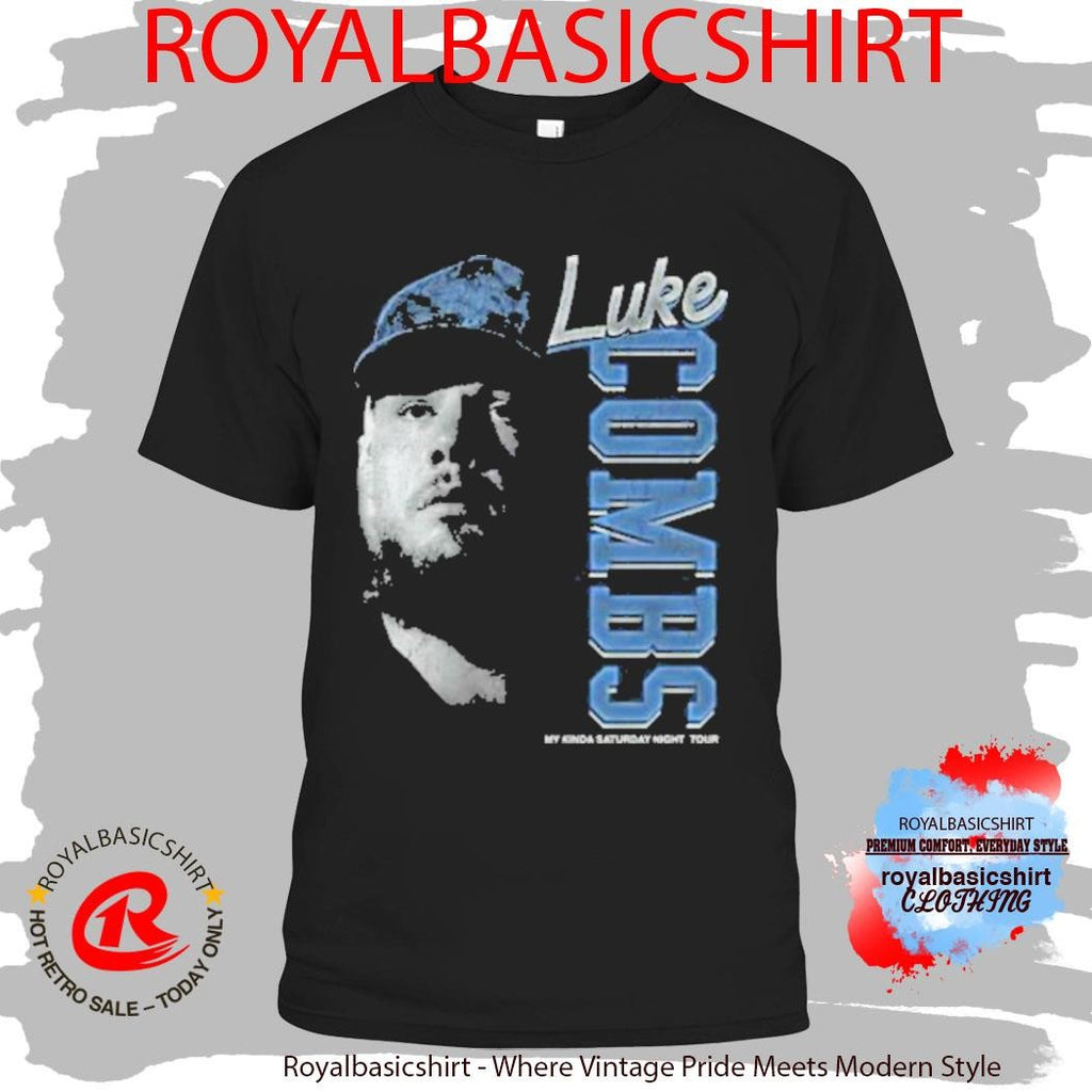 Luke Combs My Kinda Saturday Night Tour 2026 Merch Vintage Photo Tour T-Shirt