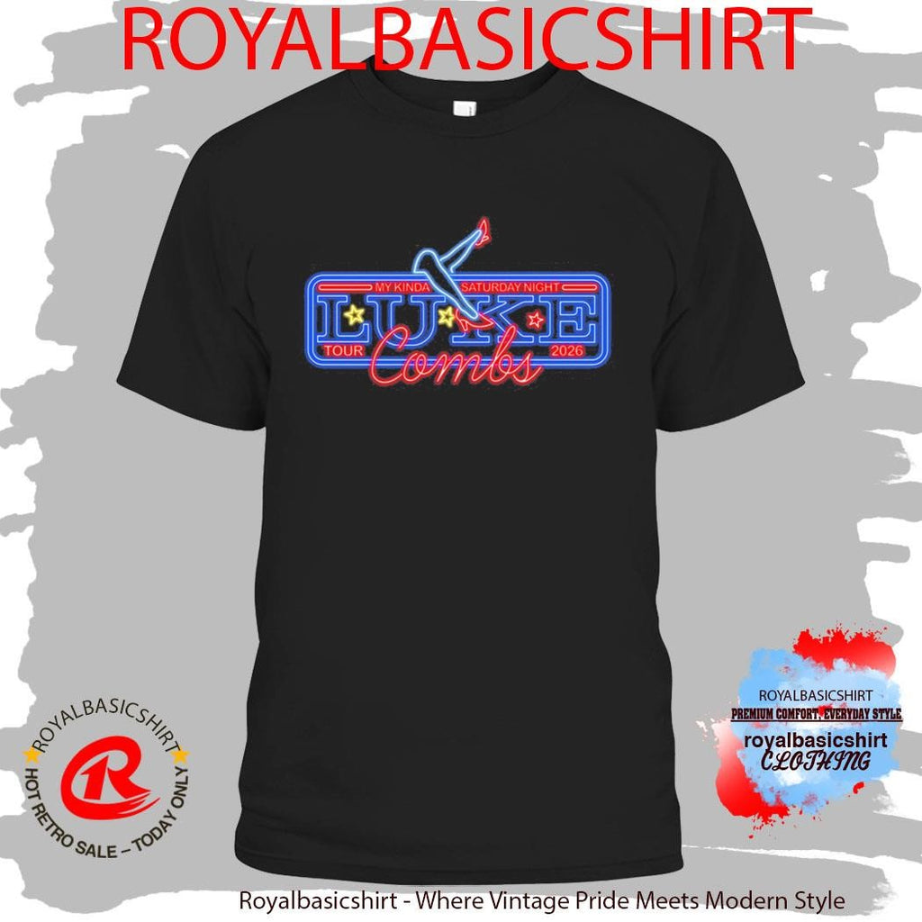 Luke Combs Neon Tour Shirt