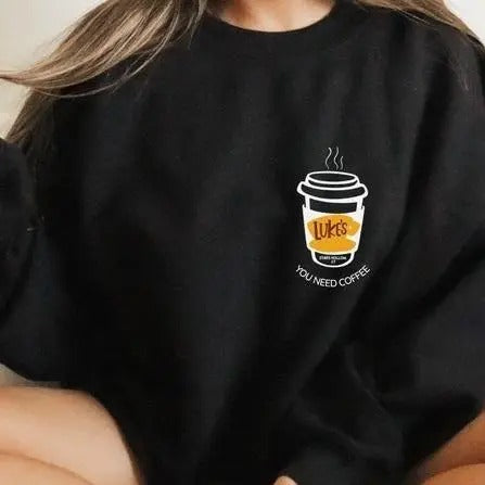 Lukes Diner Sweatshirt, Gilmore Girls Sweatshirt, Stars Hollow Sweatshirt,  Lorelai, Gilmore Girls Shirt, Fall Vibes...
