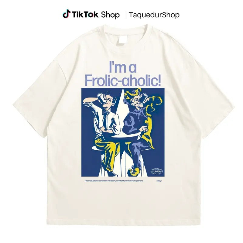 Lumon Industries I'm a Frolic-aholic, Lumon Macrodata Refinement Severance Shirt, Severance Inspired Tee, Lumon Shirt,...