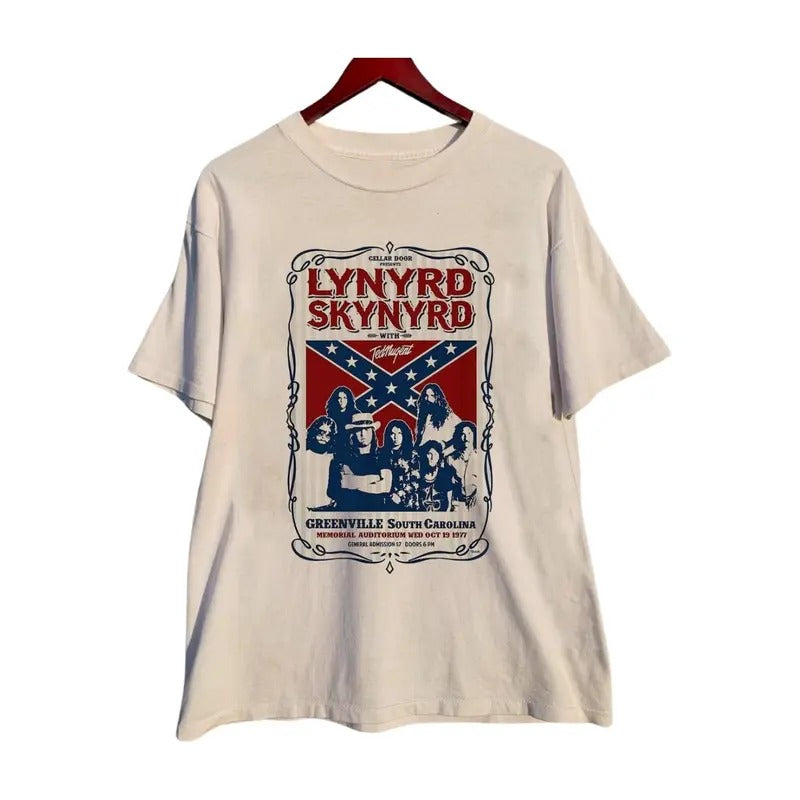 Lynyrd Skynyrd 1977 Tour Shirt Vintage, Short Sleeve Shirt Hoodie Sweatshirt | PrintMintTees.com