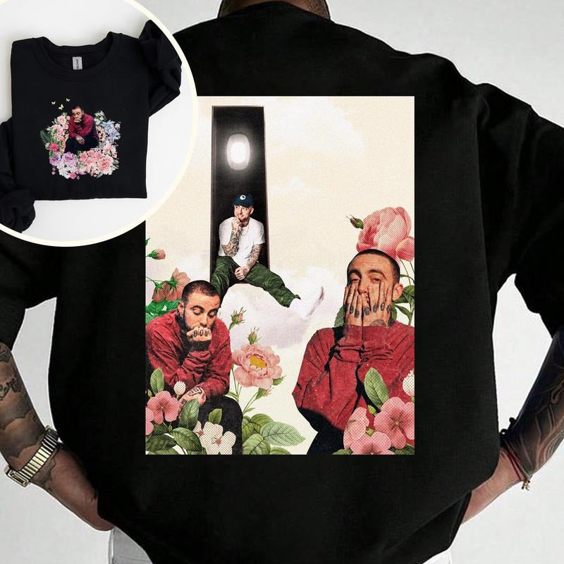M Flowers 2 sides Sweatshirt, Hoodie, T-Shirt Unisex | PrintMintTees.com