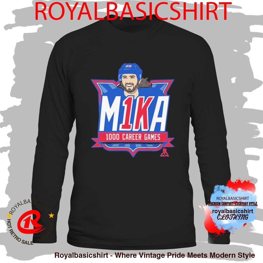 M1KA Mika Zibanejad 1000 Career Games Shirt