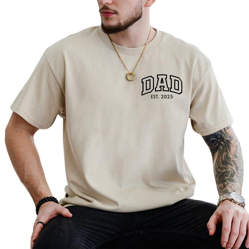 MAPTEES Custom Dad Personalized Daddy Pregnancy Announcement Husband New Dad Shirt Hoodie Sweatshirt