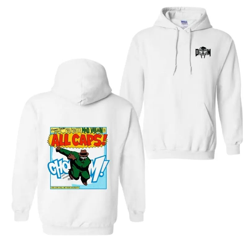 MF Doom Madlib All Caps 2 Sides T-Shirt, For Women, For Men Hoodie Sweatshirt | PrintMintTees.com