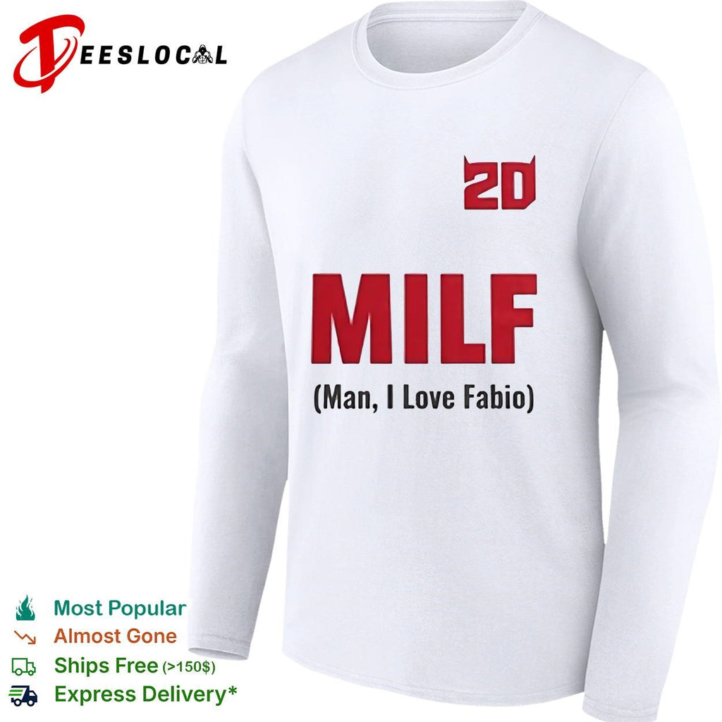 MILF Man I Love Fabio 2D Gorillaz inspired shirt