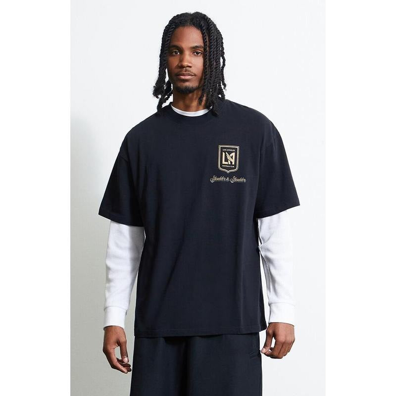 MLS Men's LAFC Black & Gold T-Shirt Hoodie, Sweatshirt | PrintMintTees.com