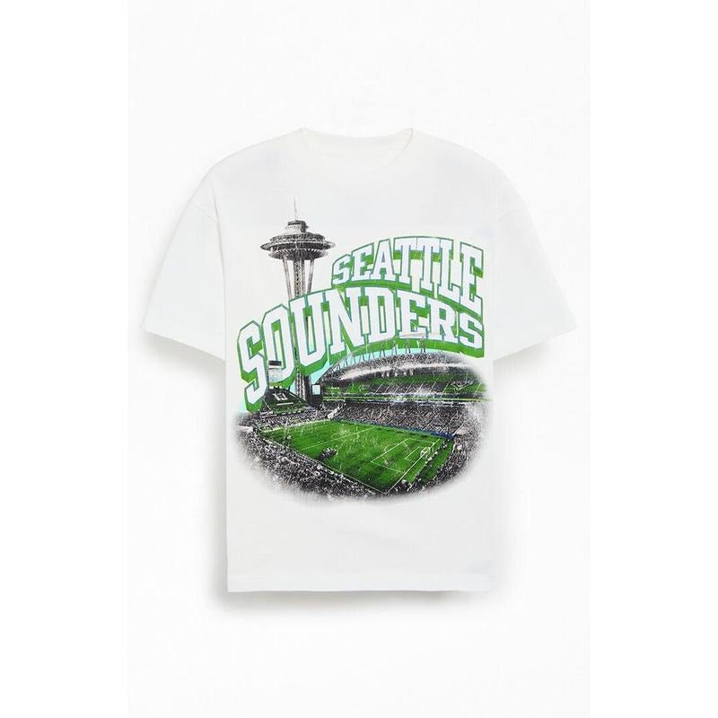 MLS Men's Seattle Sounders Stadium T-Shirt - Multicolor Hoodie, Sweatshirt | PrintMintTees.com