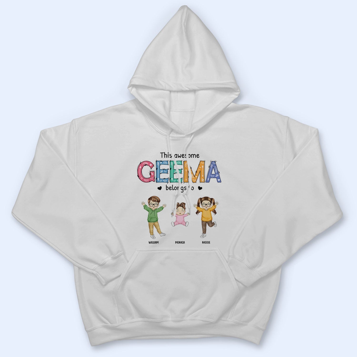 This Awesome Nana Belongs To - Gift For Mother, Grandma - Personalized T Shirt