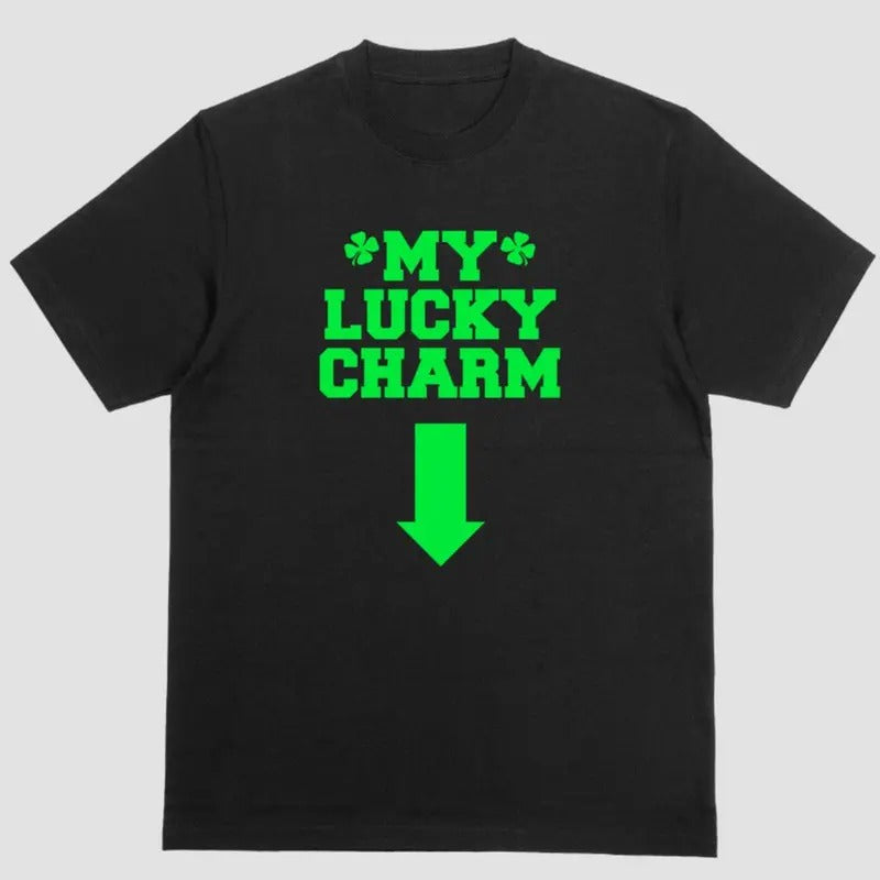 MY LUCKY CHARM, Short sleeve St Pats shirt Hoodie Sweatshirt | PrintMintTees.com