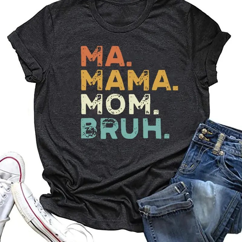 Ma Mama Mom Bruh T-Shirt Hoodie, Sweatshirt | PrintMintTees.com