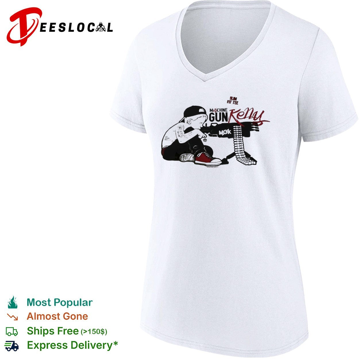 Machine Gun Kelly slim fit shirt