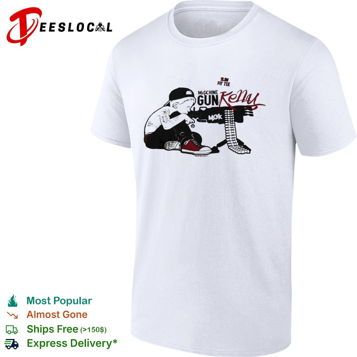 Machine Gun Kelly slim fit shirt
