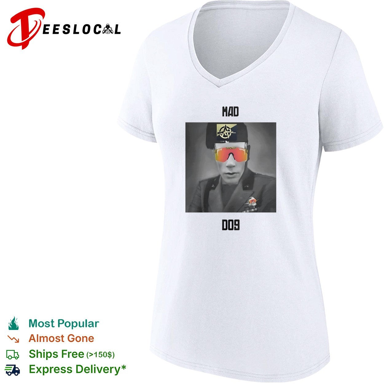 Mad Do9 Anarchy military man sunglasses shirt