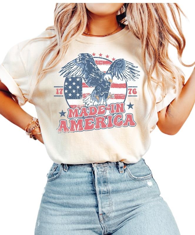 Made In America Shirt, 4th Of July Shirt, Made In America Shirt, Independence Day Shirt, Patriotic Shirt, Cute 4th Of...