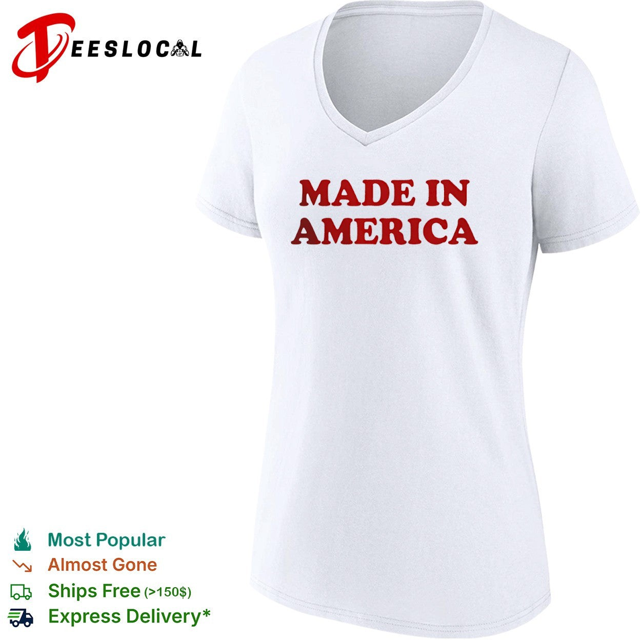 Made in America Patriotic shirt