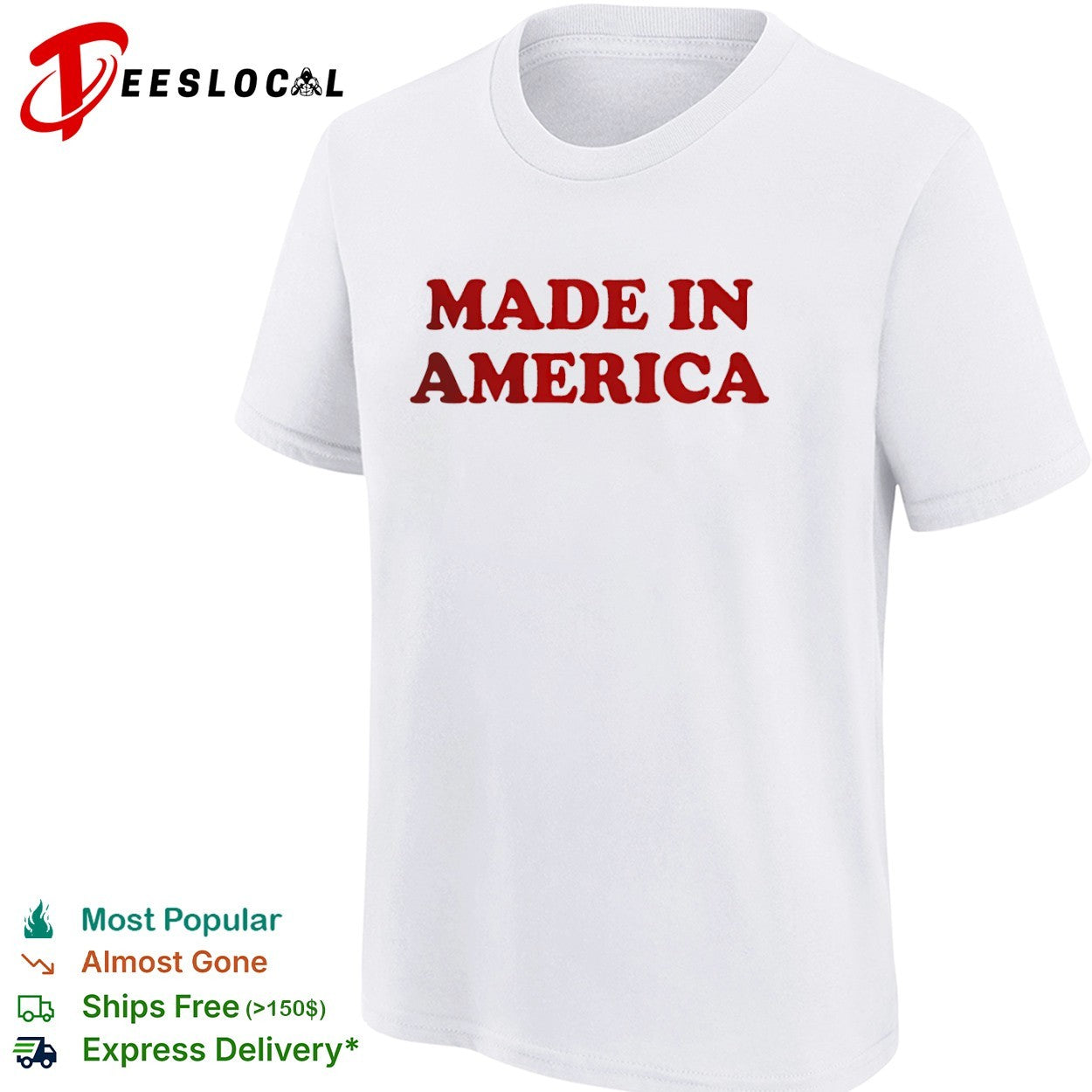 Made in America Patriotic shirt