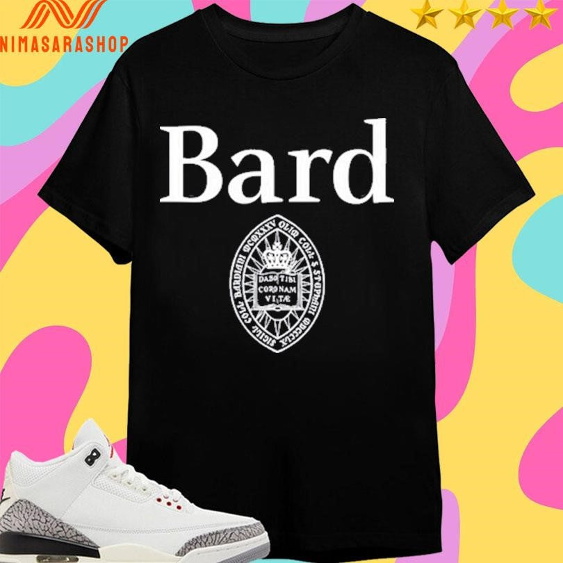 Mads Campbell Wearing Bard College Logo Shirts