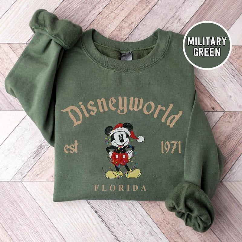 Magic World Christmas Crewneck Sweatshirt, Hoodie, T-shirt | PrintMintTees.com