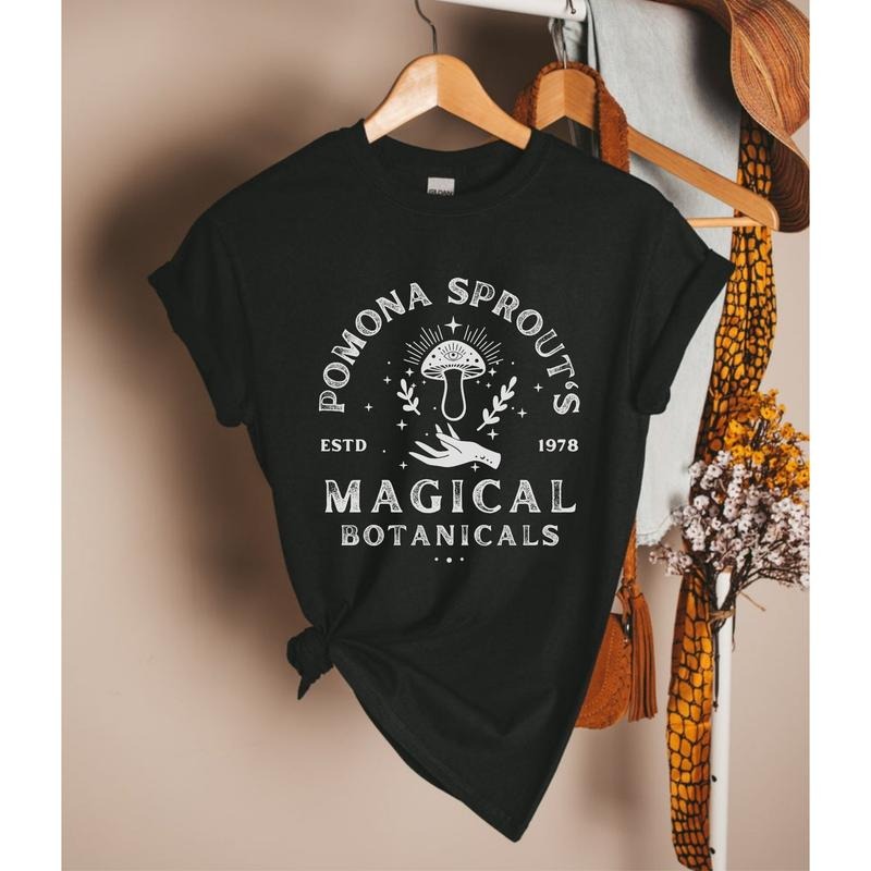 Magical Botanicals Shirt Herbology Shirt Prof Sprout Mushroom Universal Pottery Shirts Wizard School Bookish Shirt Book Lover T-Shirts, Hoodie, Sweatshirt