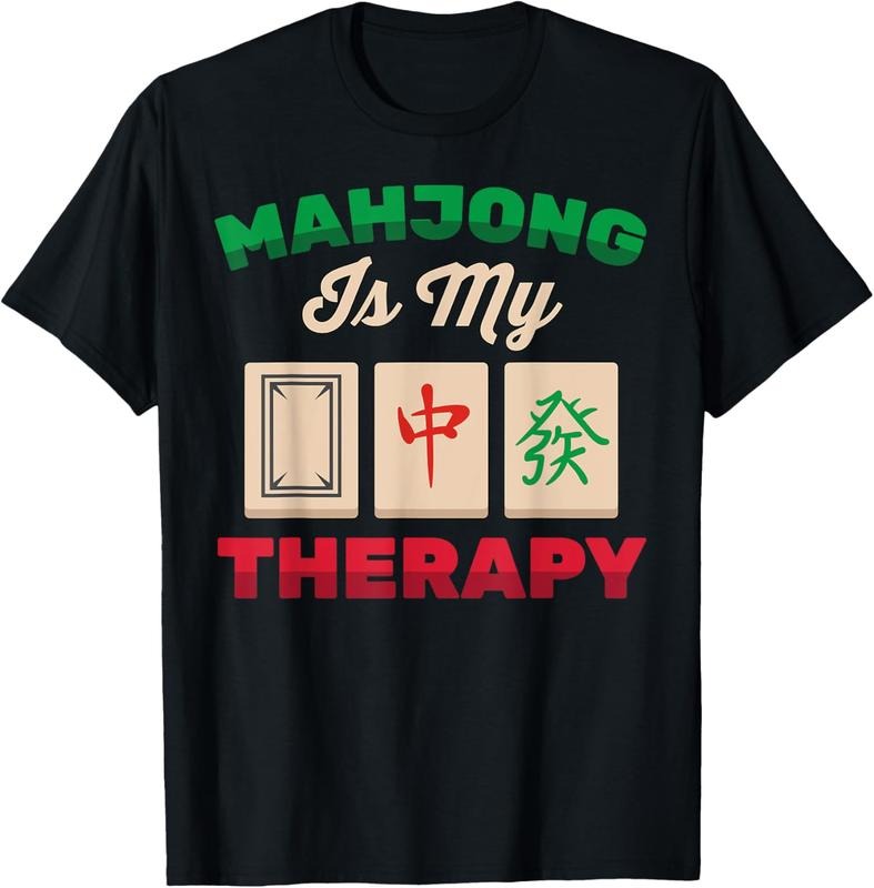 Mahjong Mahjong Is My Therapy Family Game T-Shirts, Hoodie, Sweatshirt