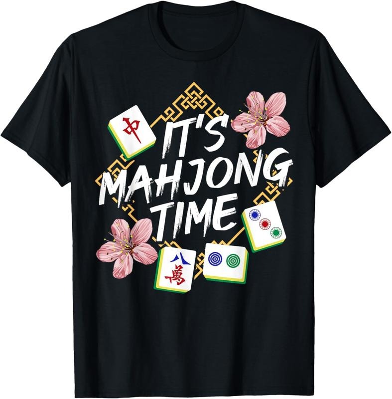 Mahjong Chinese Mahjong Player T-Shirt Hoodie Sweatshirt | PrintMintTees.com
