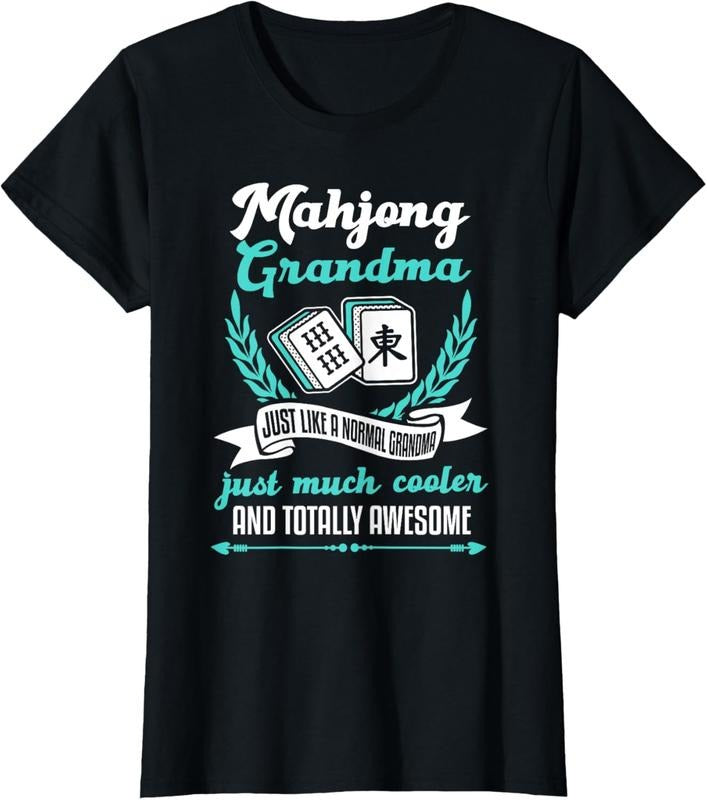 Mahjong Shirt Funny Mahjong Grandma Game Mahjong Player T-Shirt Hoodie, Sweatshirt | PrintMintTees.com