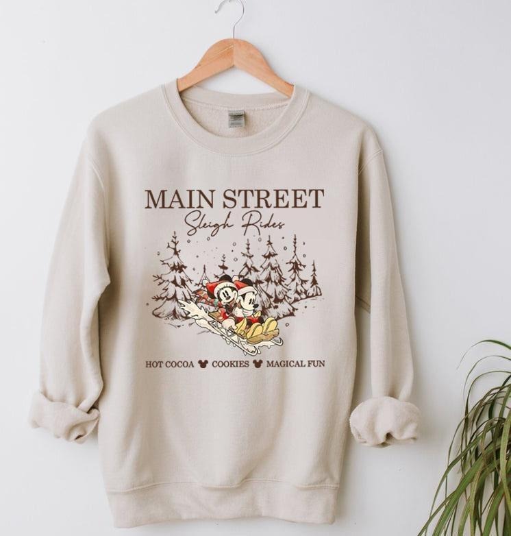 Main Street Sleigh Rides Sweatshirt Shirt Hoodie | PrintMintTees.com