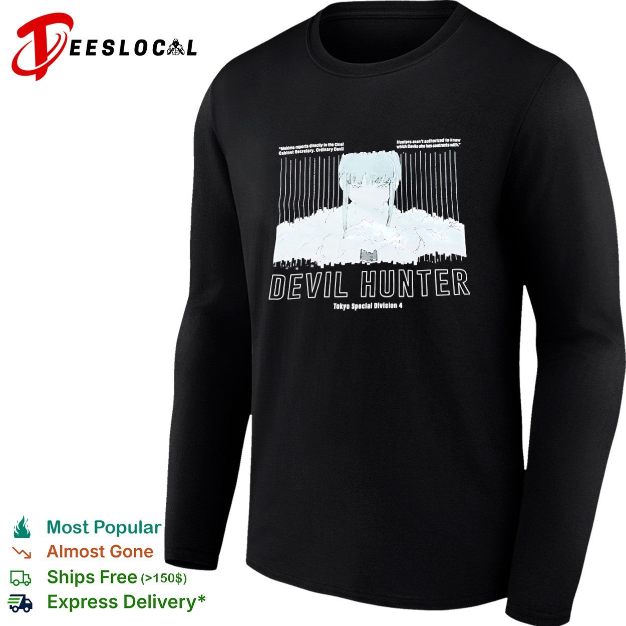 Makima Chainsaw Man Tokyo Special Division 4 Devil Hunter shirt