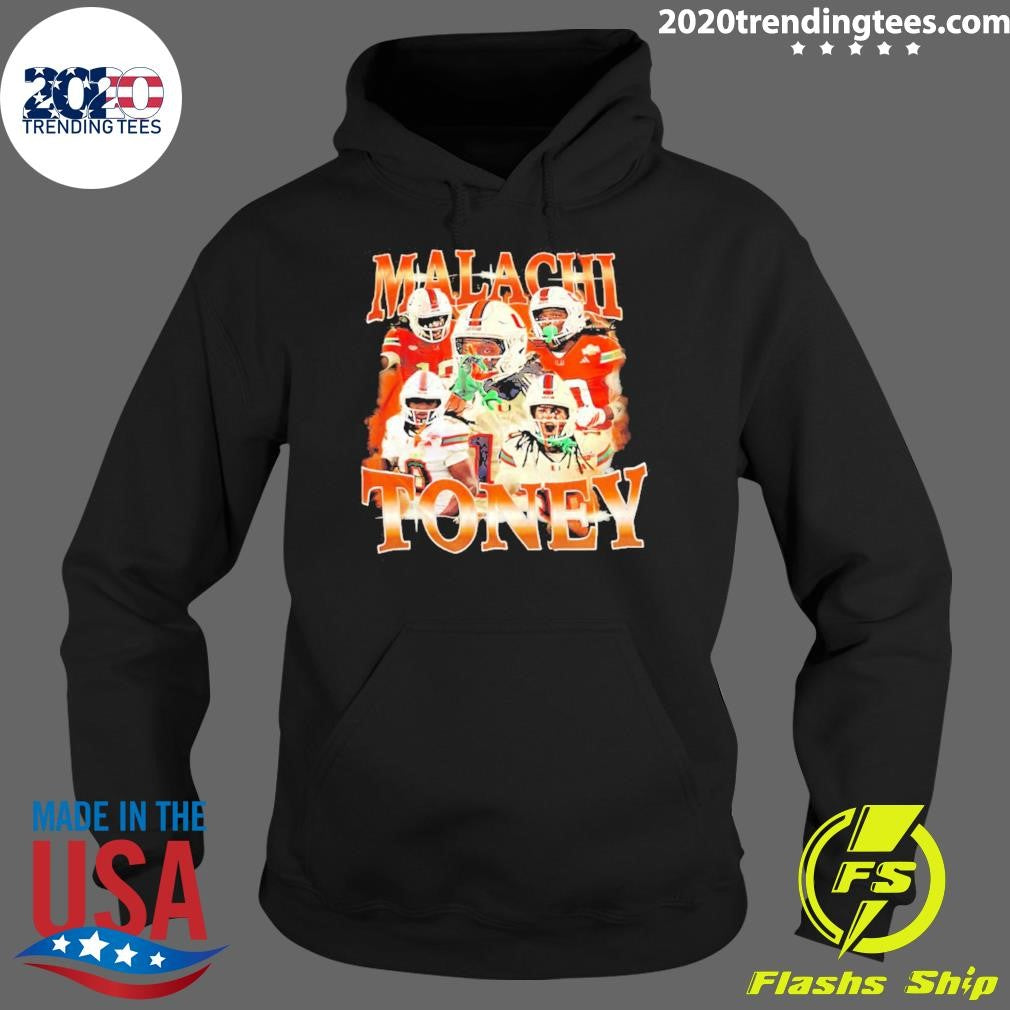 Malachi Toney Miami Hurricanes Picture Collage Vintage Shirt