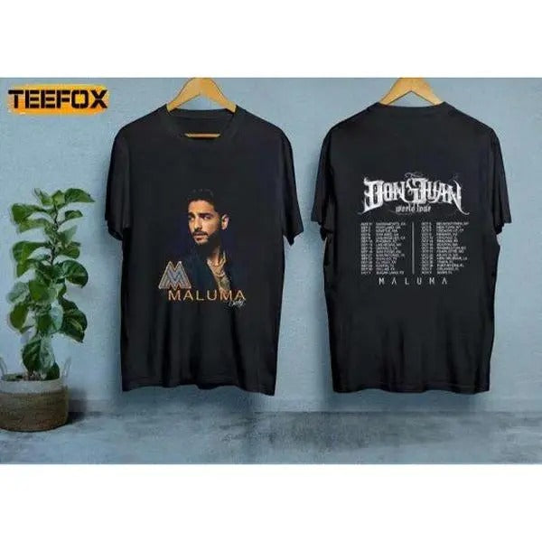 Maluma Don Juan Tour Dates Short-Sleeve T-Shirt Hoodie Sweatshirt | PrintMintTees.com