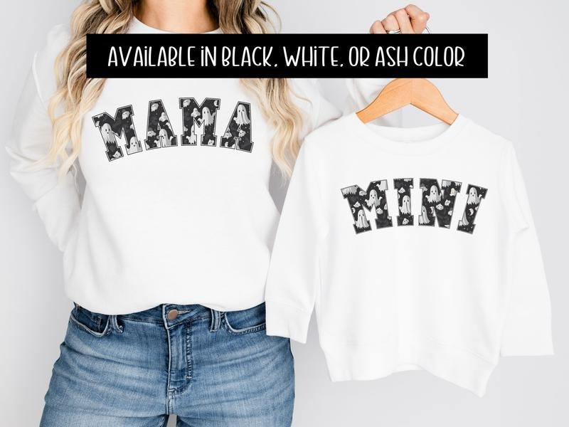 Mama & Mini Halloween Sweatshirt Shirt Hoodie | PrintMintTees.com