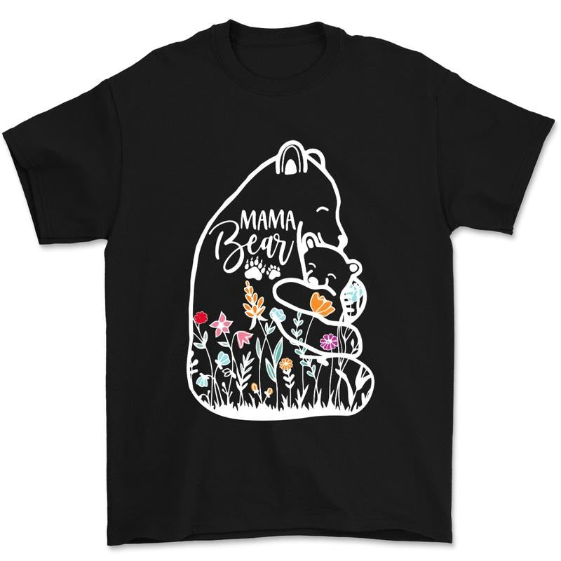 Mama Bea T-shirt for Mom on Mother's Day, Mama Bear T-shirt for Women, Mama T-shirt Hoodie Sweatshirt | PrintMintTees.com